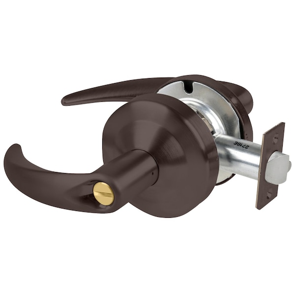 Schlage Grade 1 Bath/Bedroom Privacy Lock, Omega Lever, Non-Keyed, Oil Rubbed Bronze Finish, Non-Handed ND40S OME 613 - main